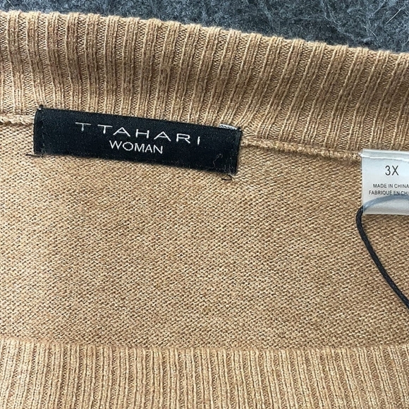 T Tahari Woman Polka Dot Sweater – Size 3X – NWT - Picture 4 of 5